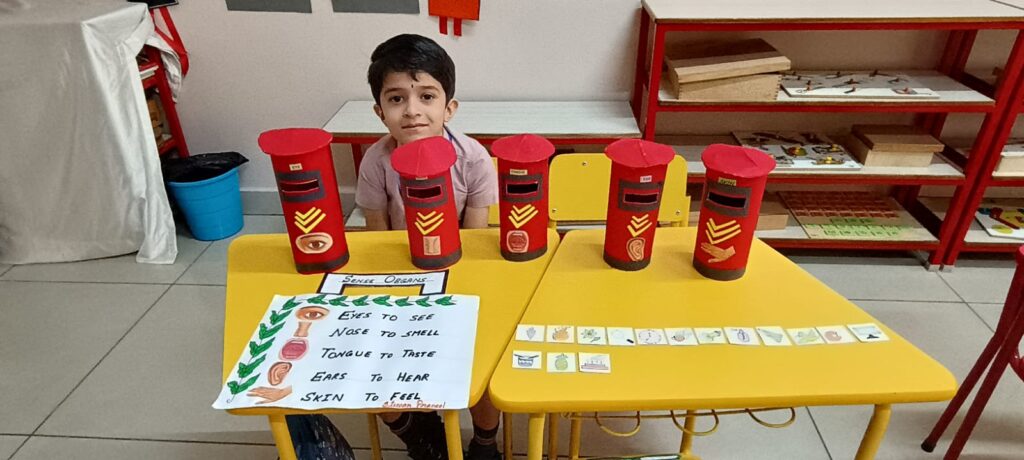 Kindergarten students learning through play-way methods in CBSE curriculum