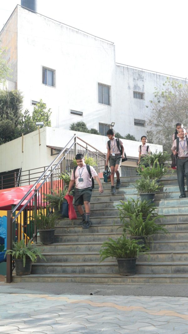 IKV school campus view showcasing green and safe environment
