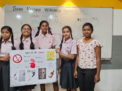 Students at IKV School Bangalore CBSE classroom