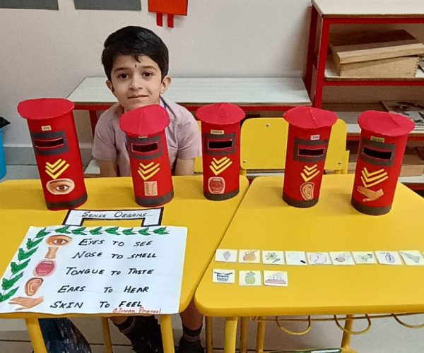 Kindergarten students learning through play-way methods in CBSE curriculum