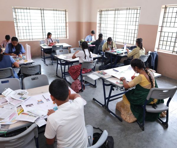 Secondary students preparing for CBSE board exams with experiential learning