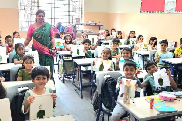 Modern digital classroom at IKV School for CBSE students